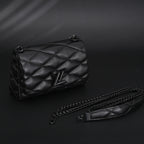 Louis Vuitton GO-14 MM Quilted Leather Chain Shoulder Bag – Black