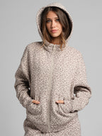 Basic Crop Zip Hoodie