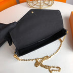 Louis Vuitton félicie pochette Black