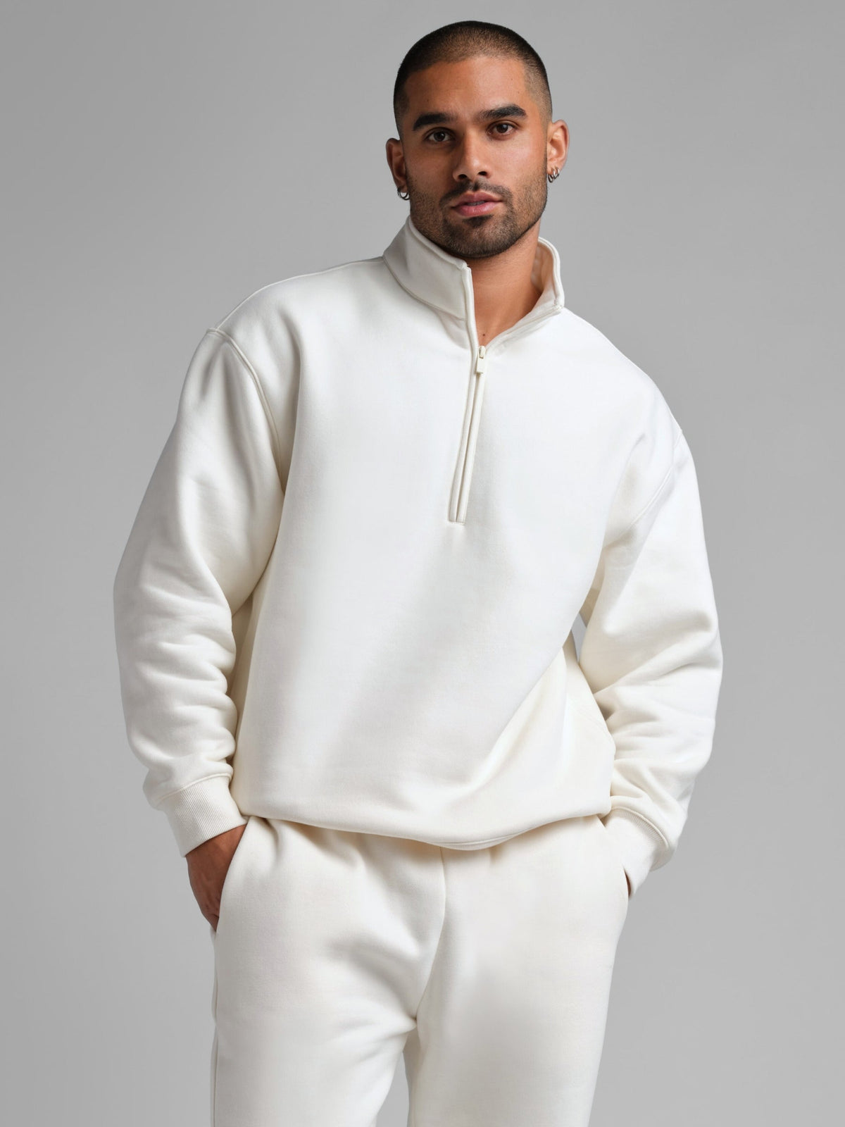 Basic Quarter Zip Mock Neck - Pre Order