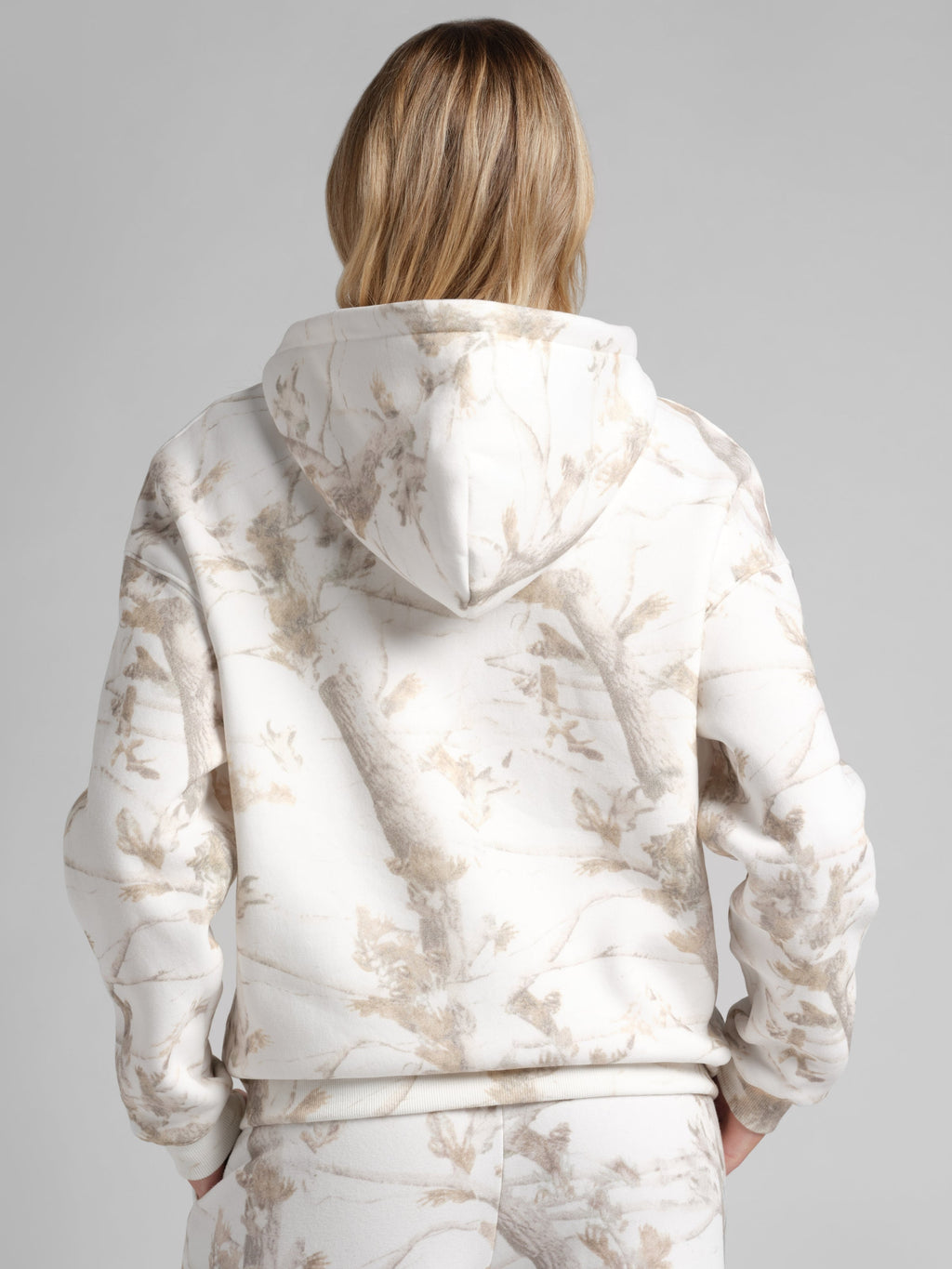 Camo Crop Zip Hoodie - Pre Order