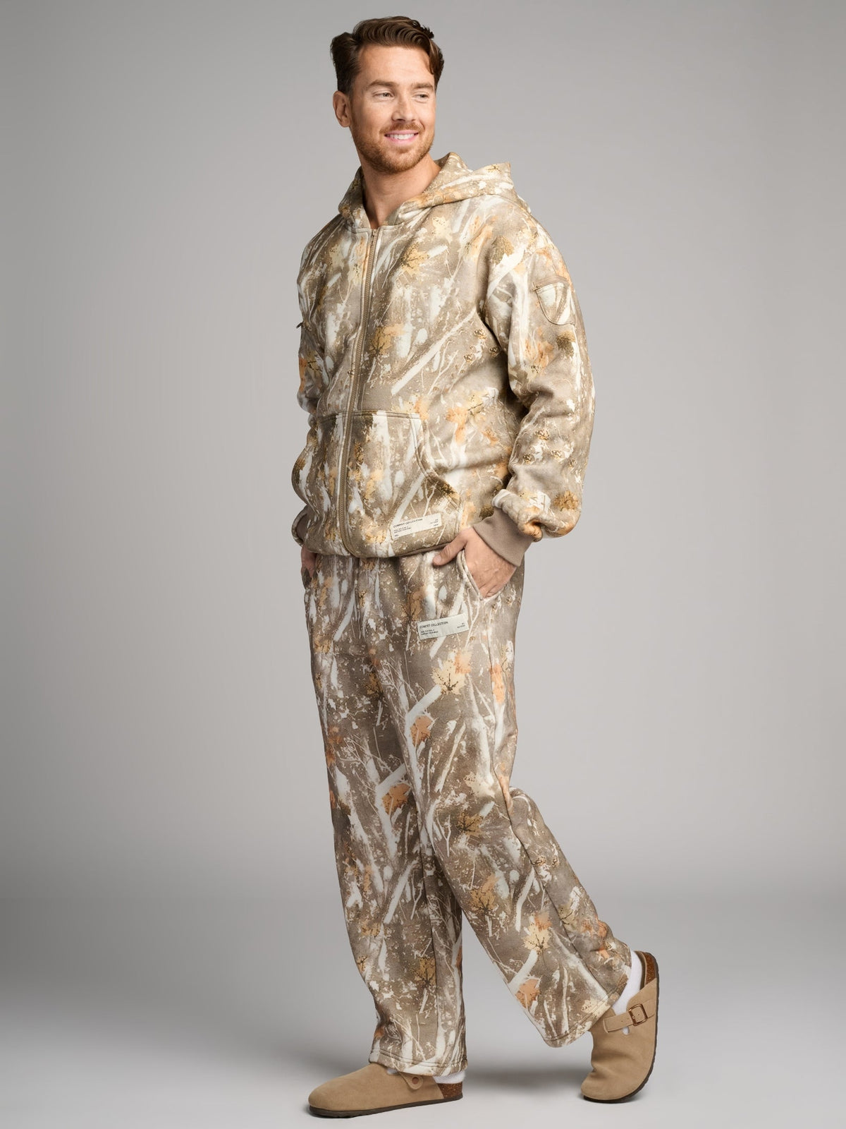 Camo Straight Leg Sweatpants
