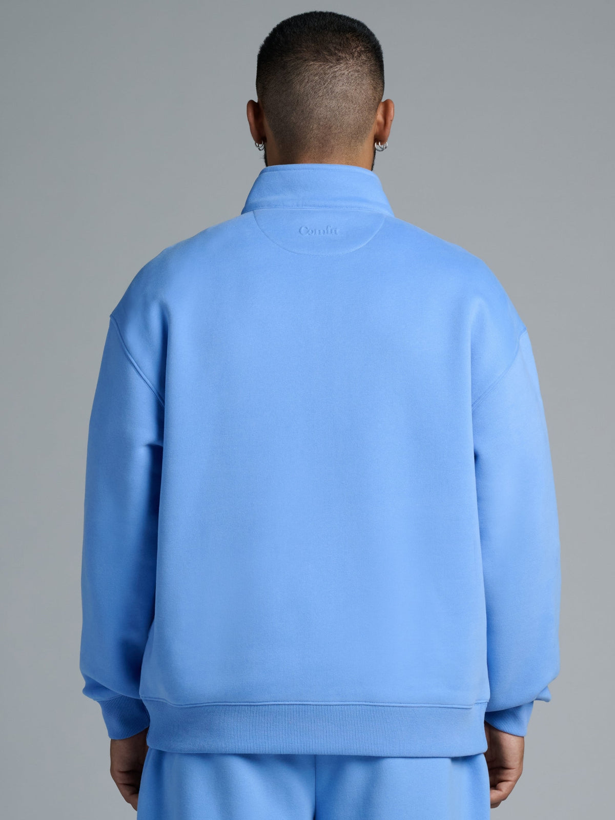 Basic Quarter Zip Mock Neck