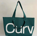 Curves Knit Tote (Lemongrass)