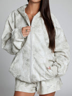 Camo Zip Hoodie – Mega