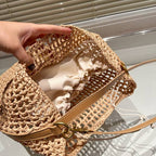 SAINT LAURENT YSL Raffia tote Bag