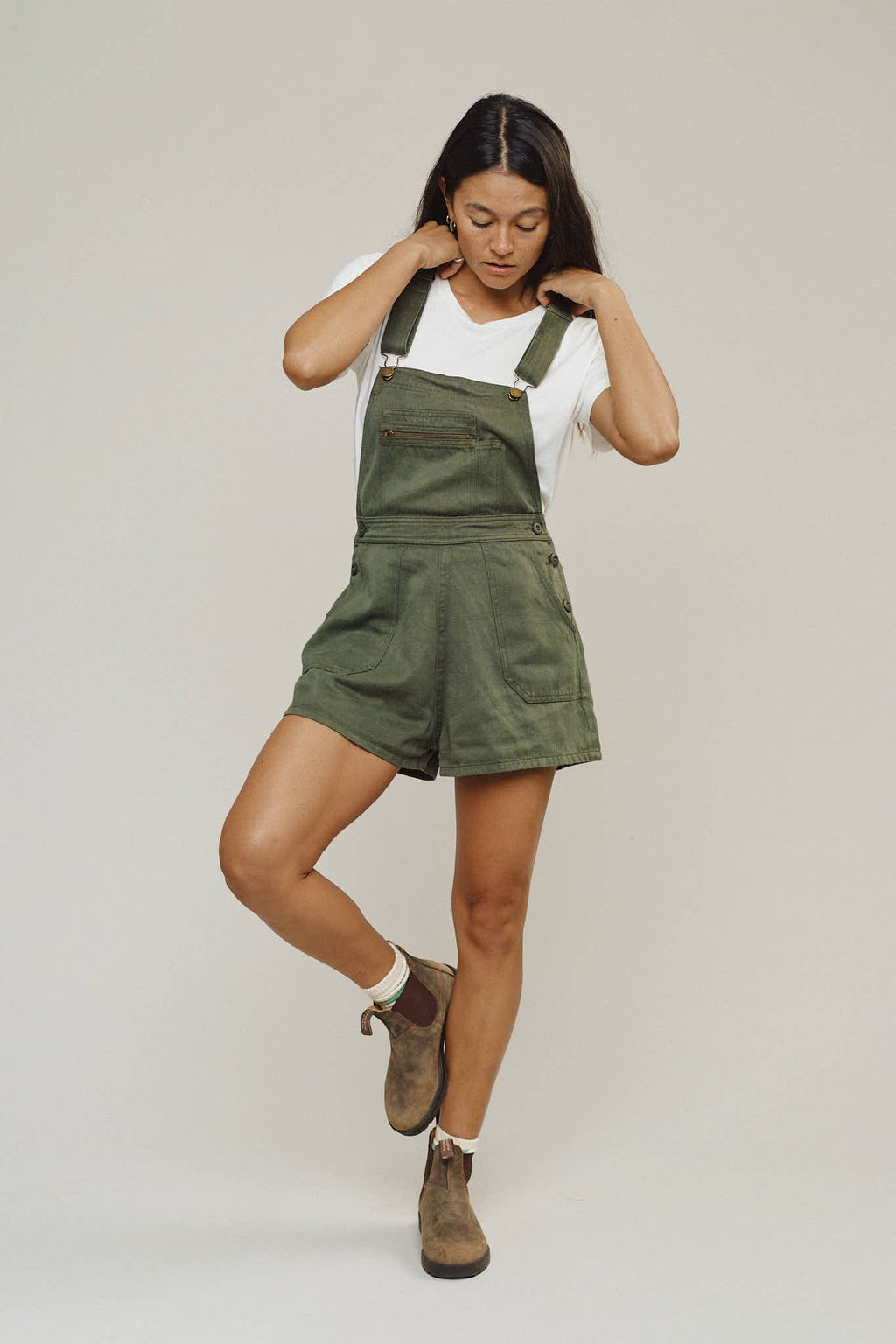 Alma Overall Twill Shorts