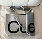 Curves Knit Tote (Lemongrass)
