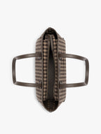 Colette Shoulder Tote in Brushed Flannel