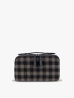 Colette Lay-Flat Toiletry Bag in Brushed Flannel