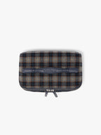 Colette Lay-Flat Toiletry Bag in Brushed Flannel