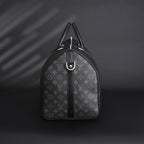 Louis Vuitton Keepall Bandoulière 50 – Monogram Eclipse Canvas Travel Bag