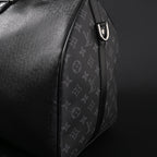 Louis Vuitton Keepall Bandoulière 50 – Monogram Eclipse Canvas Travel Bag