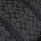 Coach Metropolitan Duffel Bag in Signature Black Canvas
