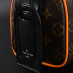 Louis Vuitton Keepall Bandoulière 50 – Monogram Canvas with Neon Orange Trim