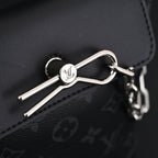 Louis Vuitton Soft Trunk Messenger – Monogram Eclipse Canvas with Silver Chain