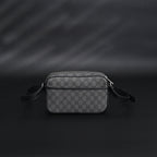 Gucci Ophidia GG Supreme Belt Bag – Black/Grey Monogram