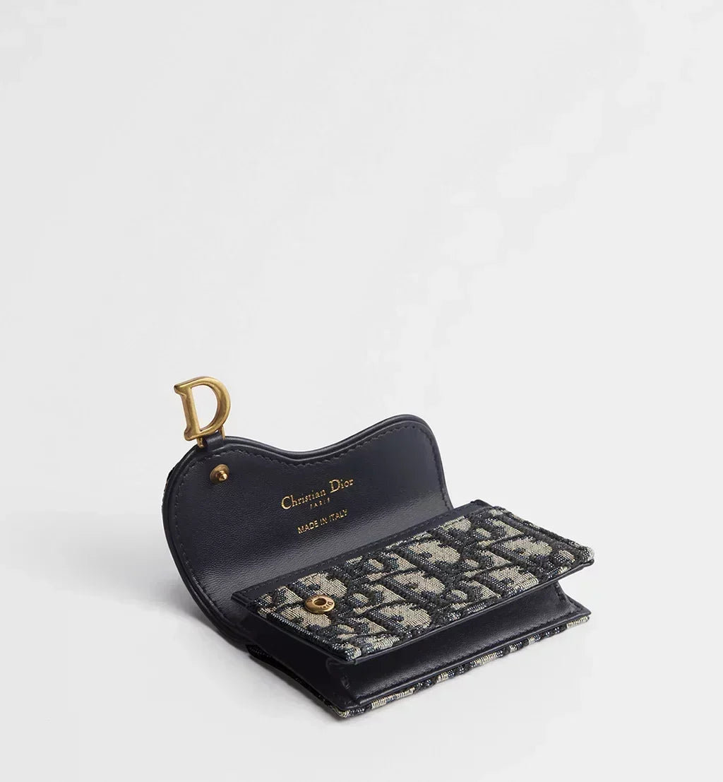 Dior Saddle Bloom Card Holder